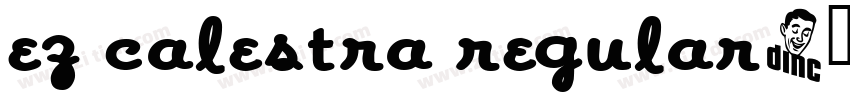 EZ Calestra Regular字体转换